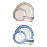 Avie Casablanca Blue Dinner Set