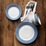 Avie Casablanca Blue Dinner Set