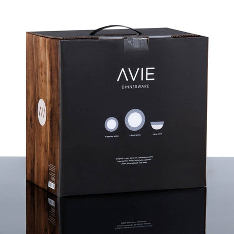 Avie Casablanca Blue Dinner Set
