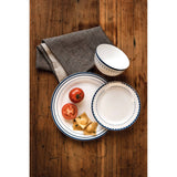 Avie Blue 12Pc Saturn Dinner Set