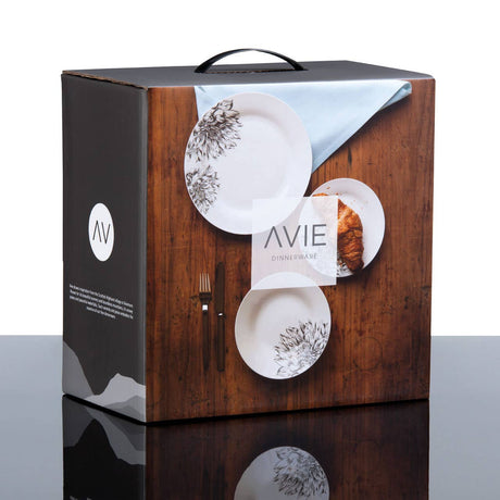 Avie 12Pc Botanic Dinner Set