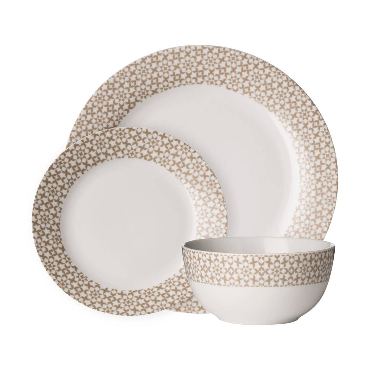 Avie Casablanca Natural Dinner Set (Mob)