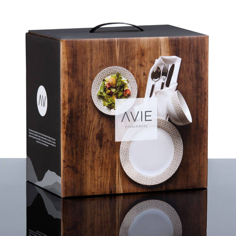 Avie Casablanca Natural Dinner Set (Mob)