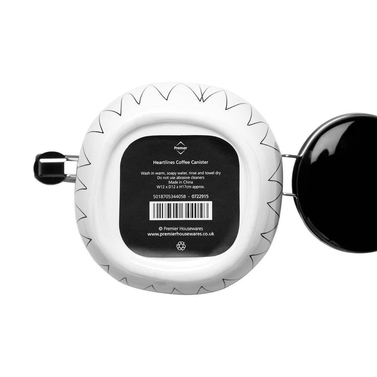 Heartlines Coffee Canister