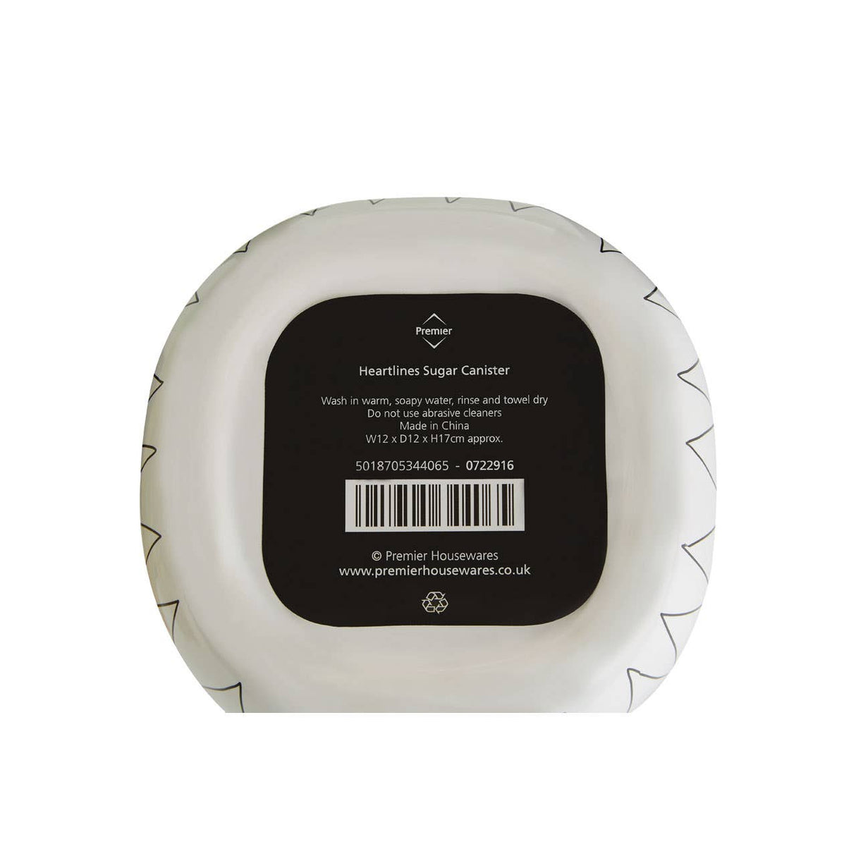 Heartlines Sugar Canister