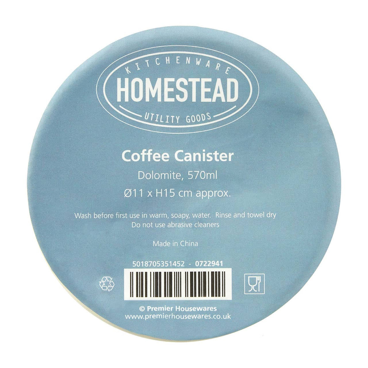 Homestead Coffee Canister