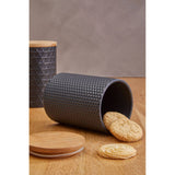 Geome Dolomite and Matt Black Hex Canister