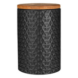 Geome Dolomite and Matt Black Tri Canister