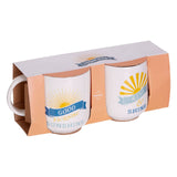 Set Of Two Sunshine Mugs