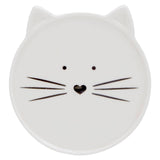 Ivory Cat Mug And Coaster