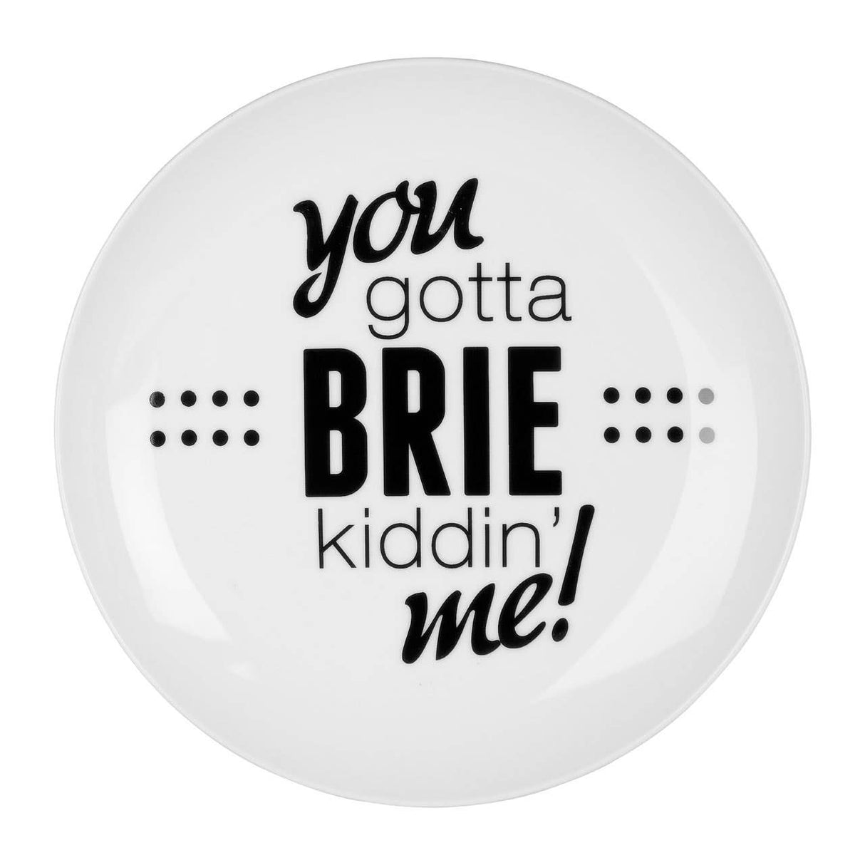 Set Of Four Pun And Games Cheese Plates