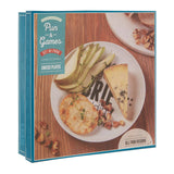 Set Of Four Pun And Games Cheese Plates