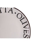 Set Of Four Noir Antipasti Plates