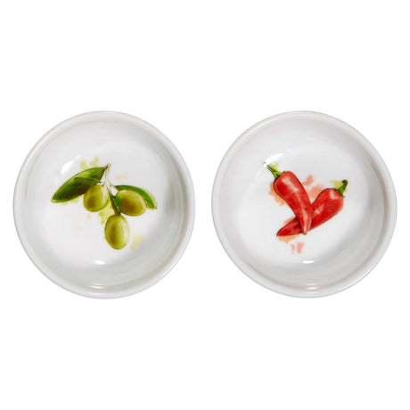 Set Of Two Italia Dipping Bowls