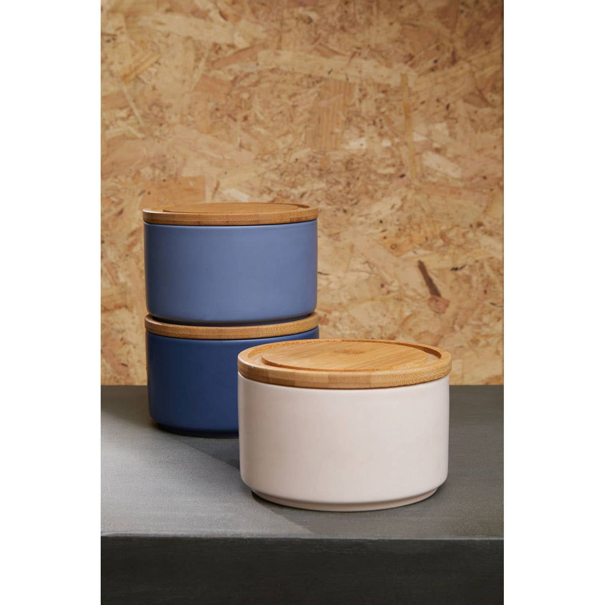 Fenwick Blue Storage Canisters