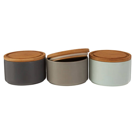 Fenwick Grey Storage Canisters
