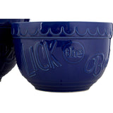 Set Of Two Gigi Blue And White Mixing Bowls