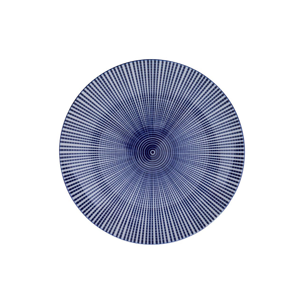 Maya 12 Piece Blue And White Dinner Set