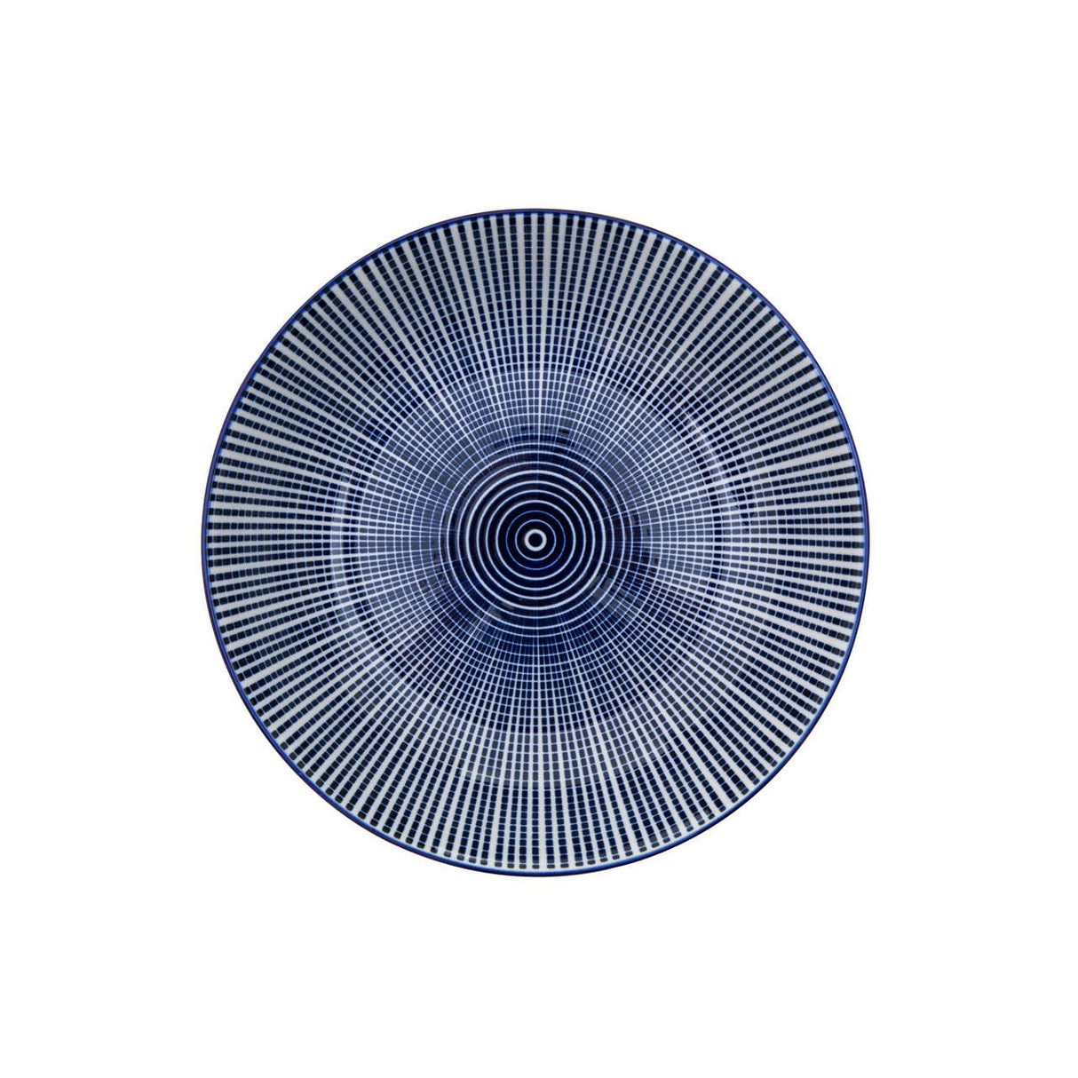 Maya 12 Piece Blue And White Dinner Set