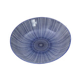 Maya 12 Piece Blue And White Dinner Set