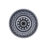 Maya 12 Piece Black And White Dinner Set