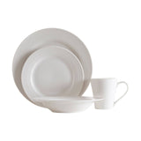 Avie 16 Piece Ribbed Dinner Set