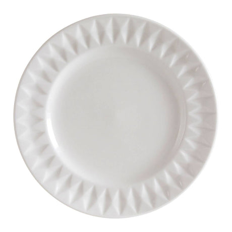 Livorno 16 Pc Embossed Geo Dinner Set