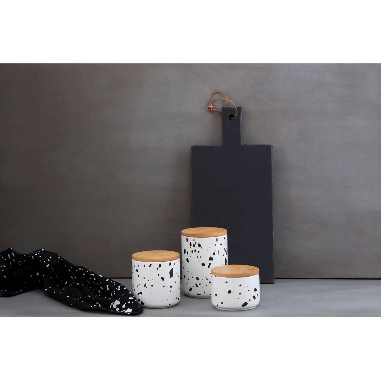 Speckled Large Storage Canister