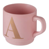 Signet Pink A Letter Mug