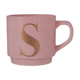 Signet Pink S Letter Mug