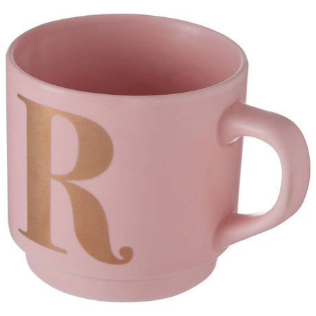 Signet Pink R Letter Mug