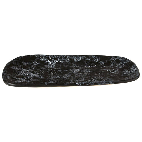 Hygge Large Black Faux Marble Plate