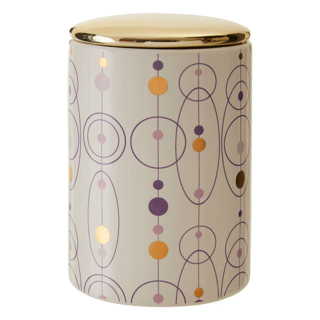 Fenwick Canister with Gold Finish Lid