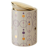 Fenwick Canister with Gold Finish Lid