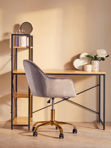 Fenwick Canister with Gold Finish Lid