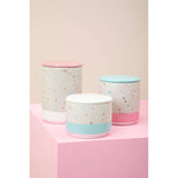 Lozica Large Recycled Grey White Storage Canister