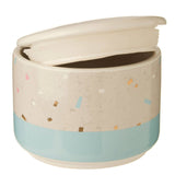 Lozica Small Recycled Grey Blue Storage Canister