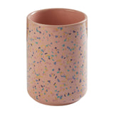 Yuki Large Pink Terrazzo Storage Canister
