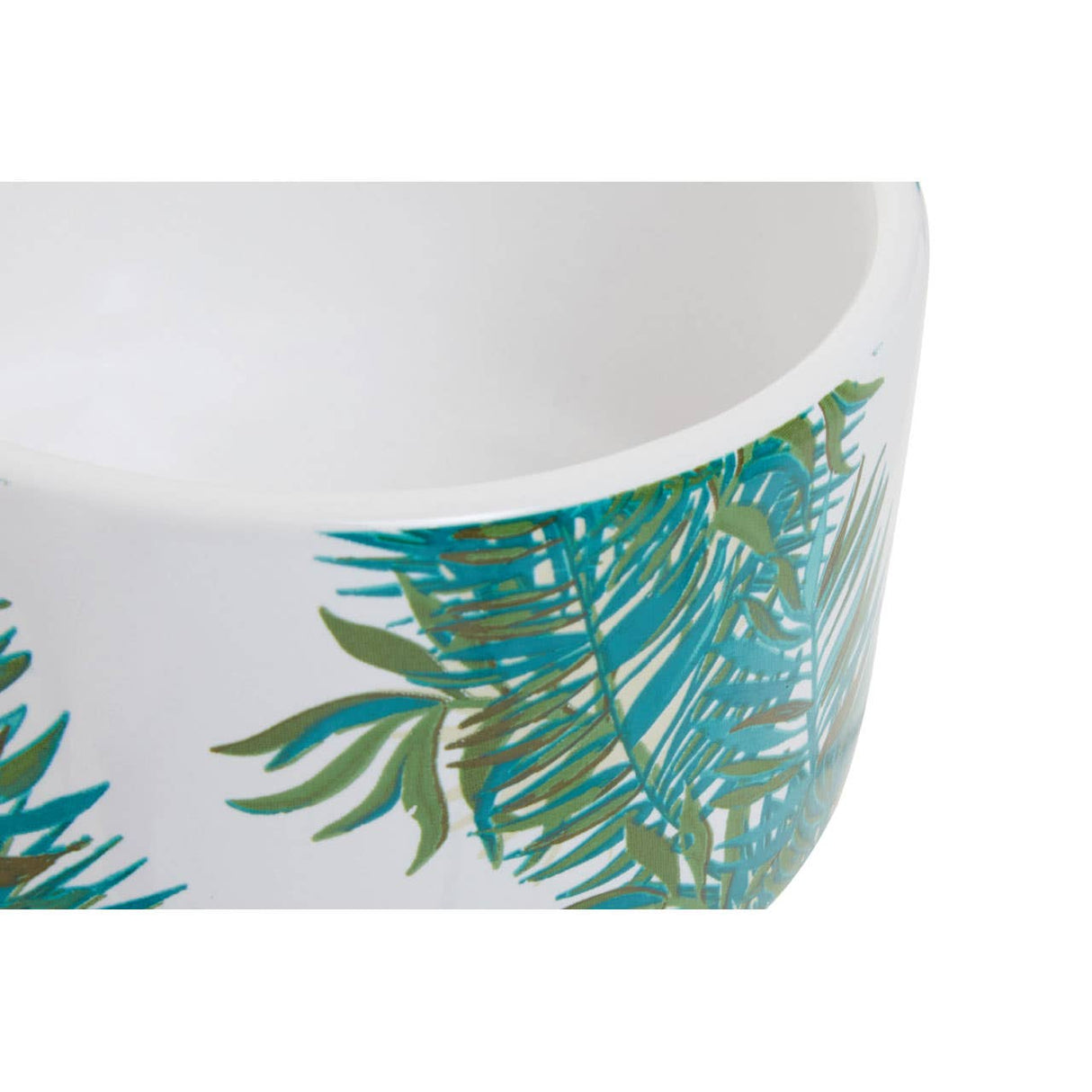 Winter Palm Set Of Three Stackable Canisters