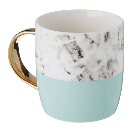 Mimo Pastel Green H Letter Monogram Mug