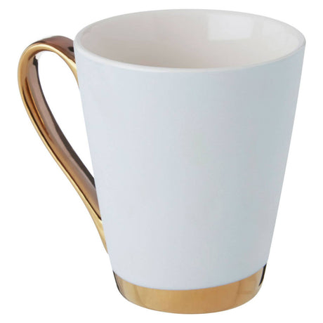 Mimo White Frosted Deco L Letter Monogram Mug