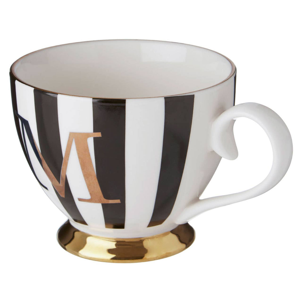 Mimo Duchess M Letter Monogram Mug