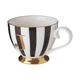 Mimo Duchess J Letter Monogram Mug