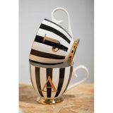 Mimo Duchess J Letter Monogram Mug