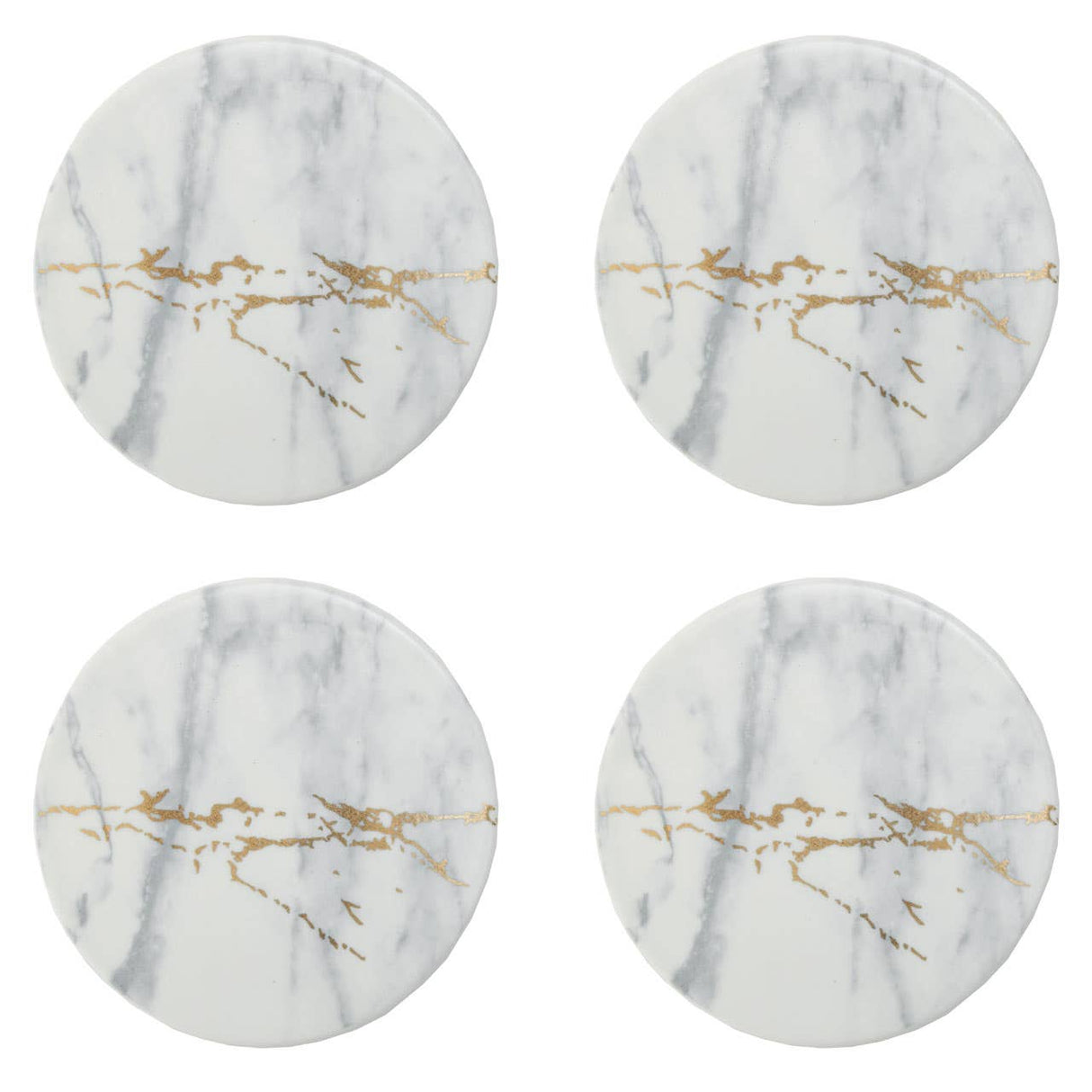 Marble Luxe Set Of 4 Coasters
