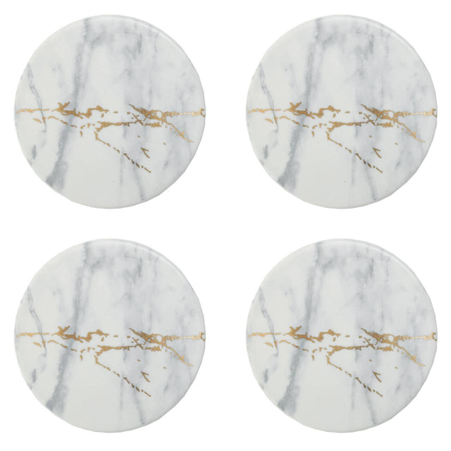 Marble Luxe Set Of 4 Coasters