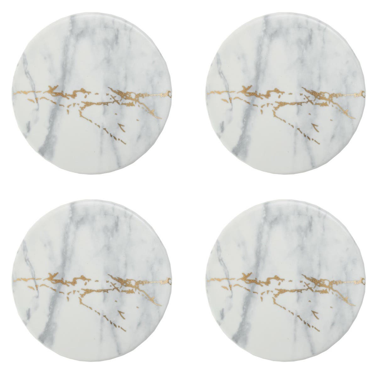 Marble Luxe Set Of 4 Coasters
