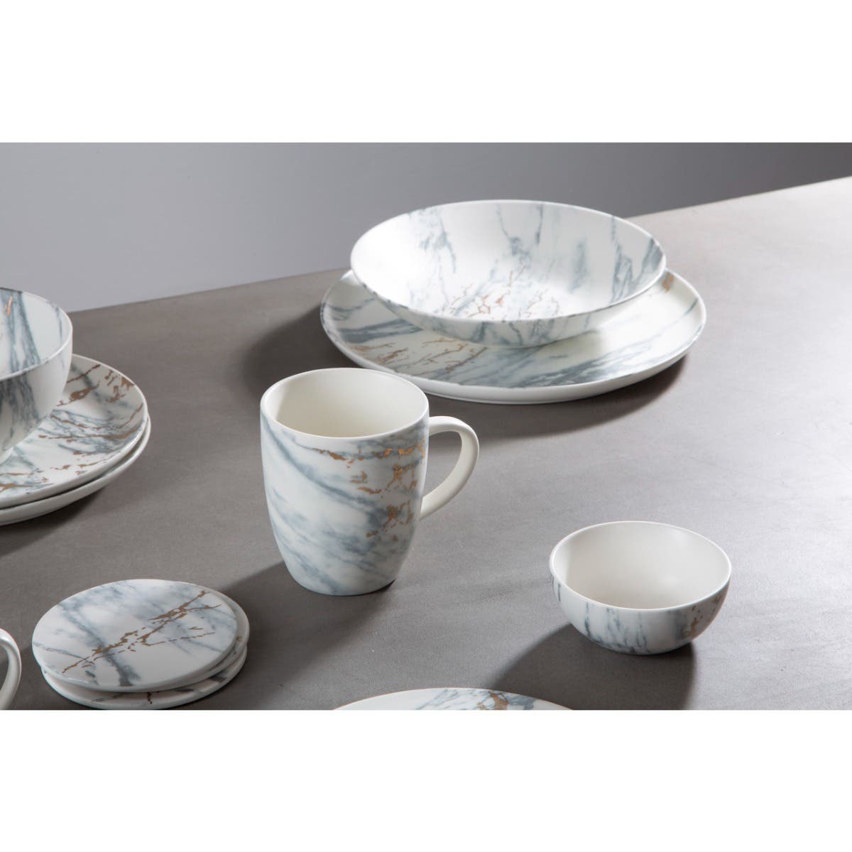 Marble Luxe Set Of 4 Coasters
