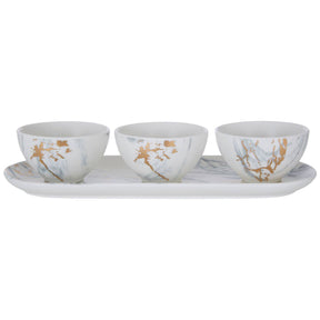 Marble Luxe 4 Piece Tapas Set
