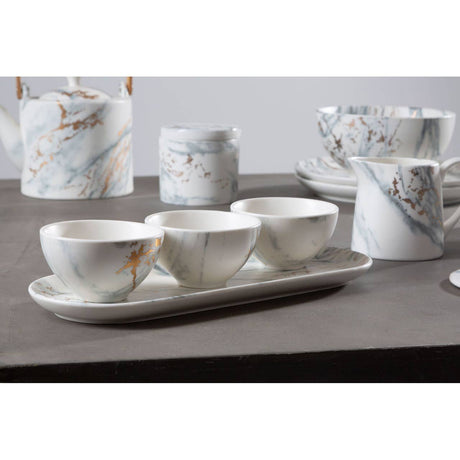 Marble Luxe 4 Piece Tapas Set
